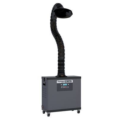 Extracteur de soudure mobile de vapeur avec un ou deux tubes en bambou pour la découpeuse de laser de CO2