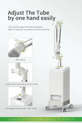 Grande machine dentaire d'aspiration d'aérosol de la puissance 350W d'aspiration avec la lampe UV