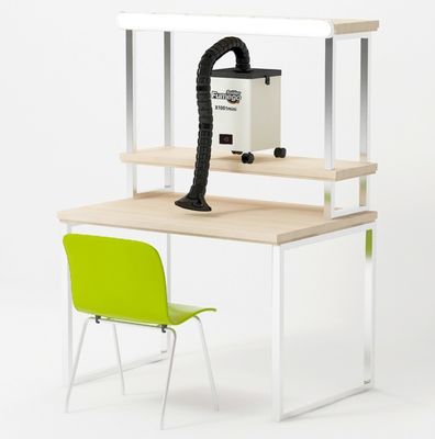 Extracteur de vapeur pour le laser de CO2 coupant la machine de soudure de repérage avec le tube de filtre de 3 couches et en bambou