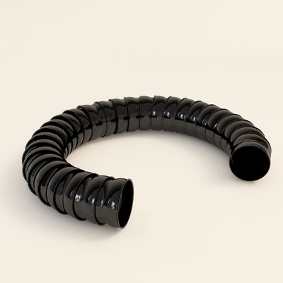 tuyau noir d'extraction de vapeur de soudure d'accessoires d'extracteur de vapeur de 75mm
