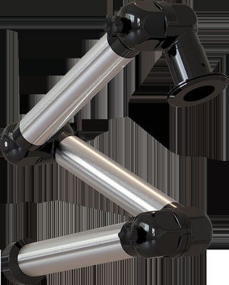 tuyau noir d'extraction de vapeur de soudure d'accessoires d'extracteur de vapeur de 75mm