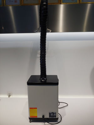 Petite empreinte de pas du bras 17m/s de vapeur d'unité mobile réglable d'extraction