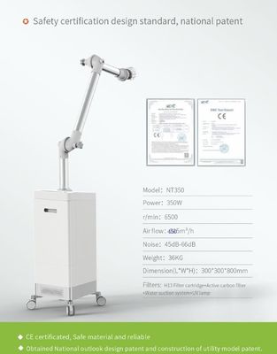 Unité dentaire d'aspiration d'aérosol de Fumego 350W pour l'hôpital