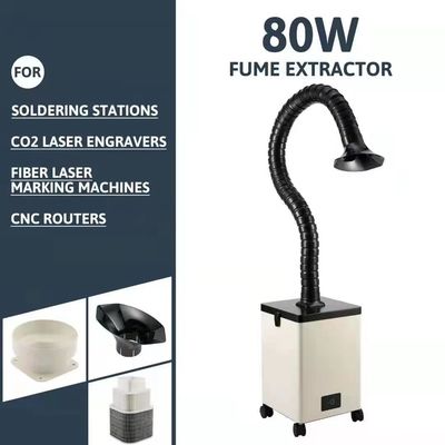 Extracteur de soudure 70W de vapeur de station de contrôle de micro-ordinateur pour le salon de coiffure