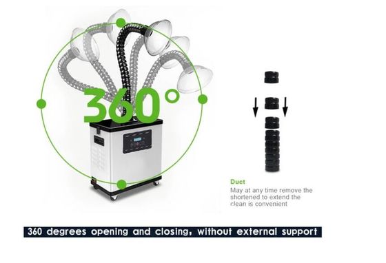 Extracteur 330 W de Chip Control Hair Salon Fume de micro-ordinateur