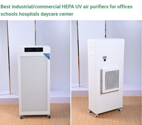 Épurateur UV d'air de catégorie médicale 65db portatif avec le filtre de HEPA