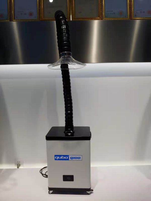 collecteur de poussière de clou de la pression négative 1800pa d'extracteur de vapeur de salon du clou 80W haut
